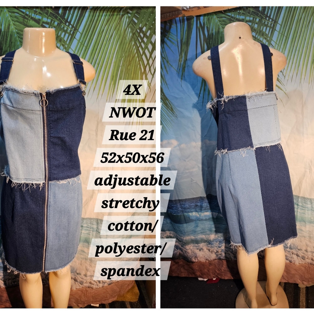 Rue21 Denim Patchwork Midi Dress